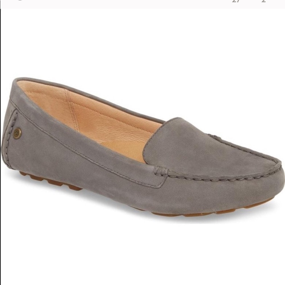 Grey UGG loafers